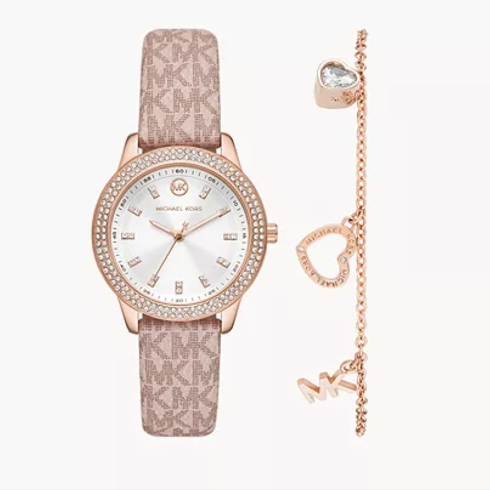 Michael kors watch & bracelet set